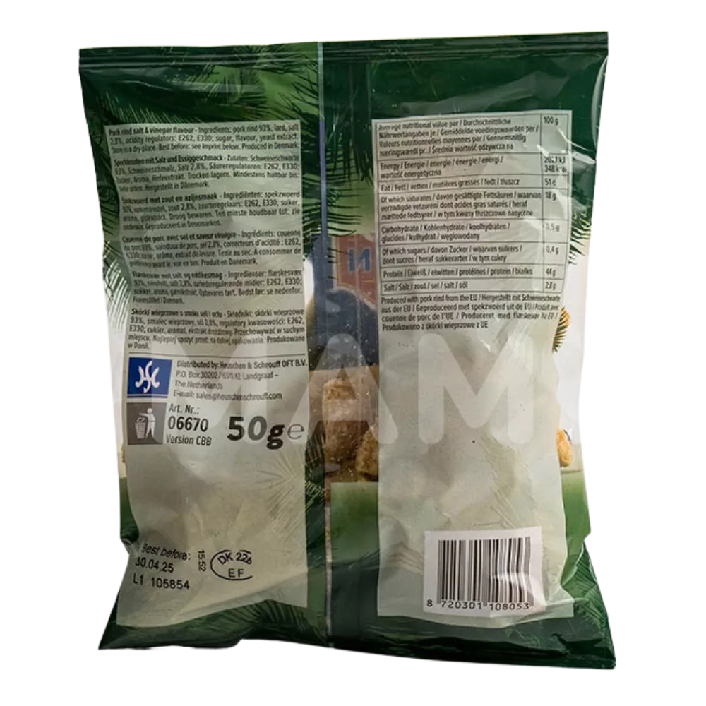 PINOY KITCHEN Chicharon Salt & Vinegar 50G