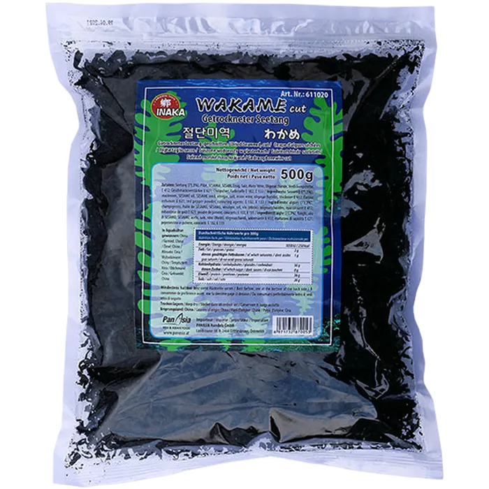 INAKA Wakame Getrockneter Seetang 500G