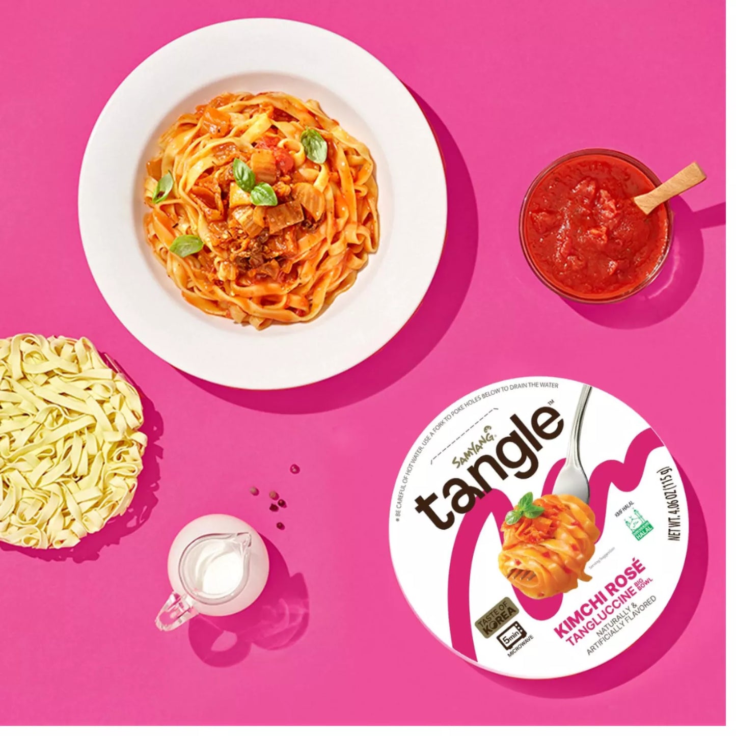 SAMYANG TANGLE Rose Kimchi Pasta 110G