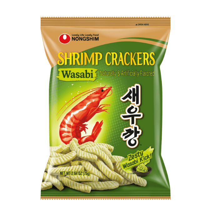 NONGSHIM Shrimp Cracker Wasabi 90G