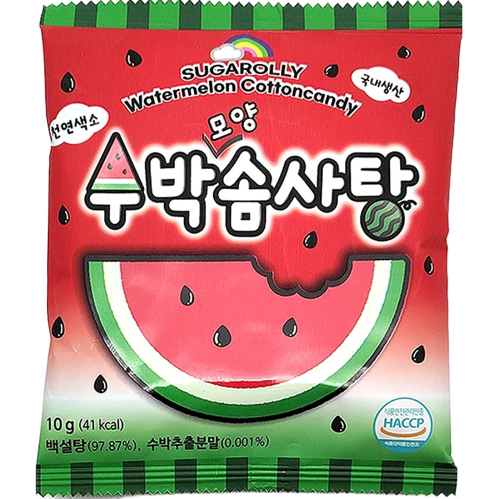 KR Sugarlolly Watermelon Cotton Candy 10G