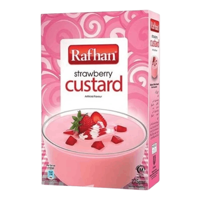 RAFHAN Custard Erdbeere 275g
