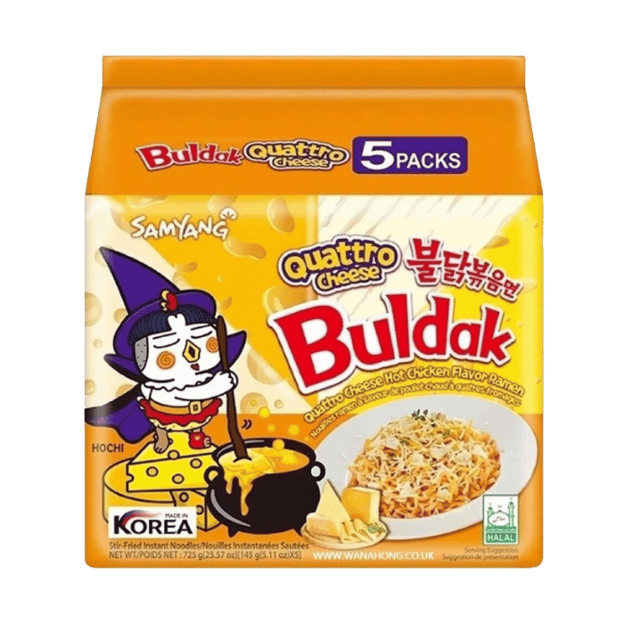 SAMYANG Buldak Ramen Quattro Cheese 5x145G