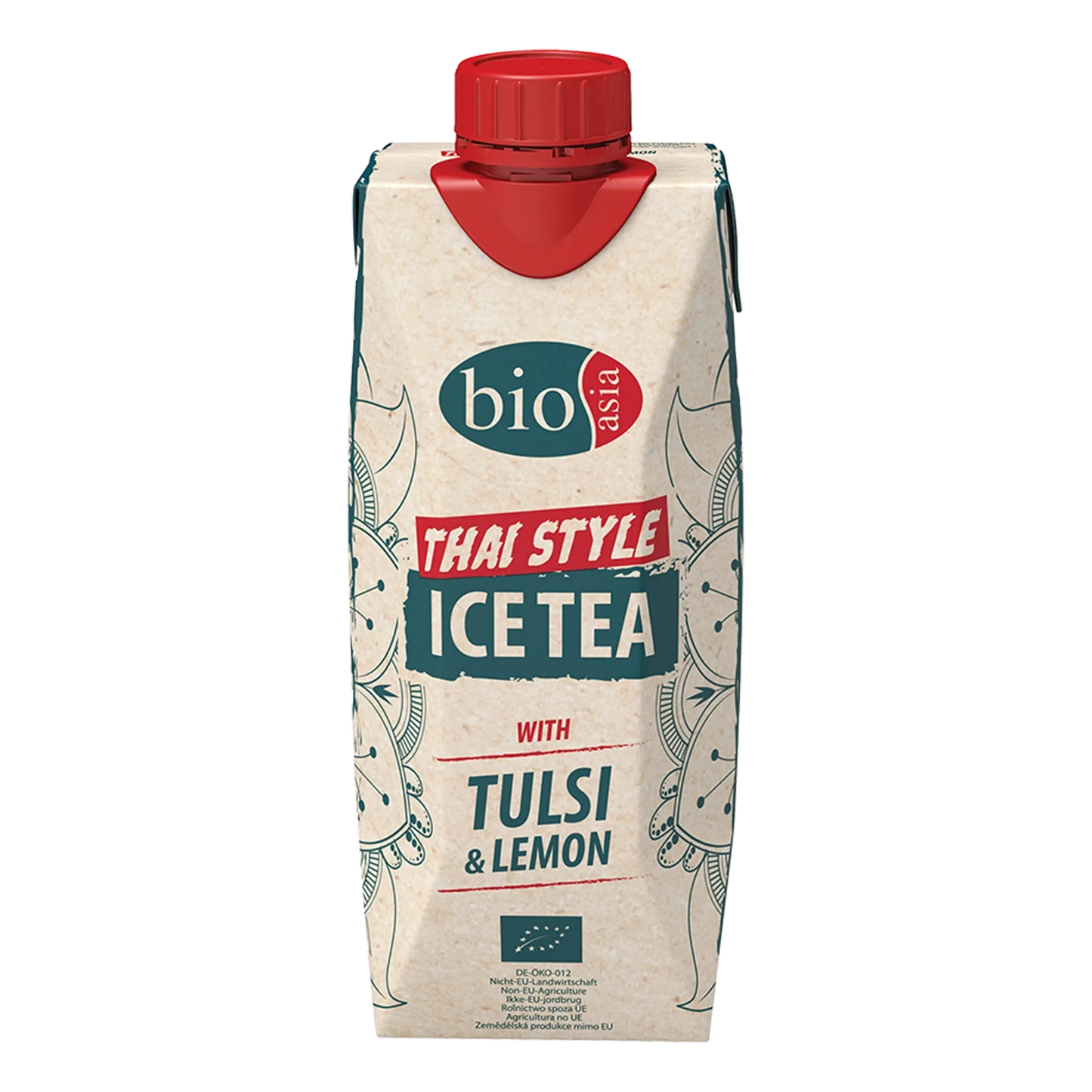 BIOASIA Bio Eistee mit Tulsi und Zitrone 500ML