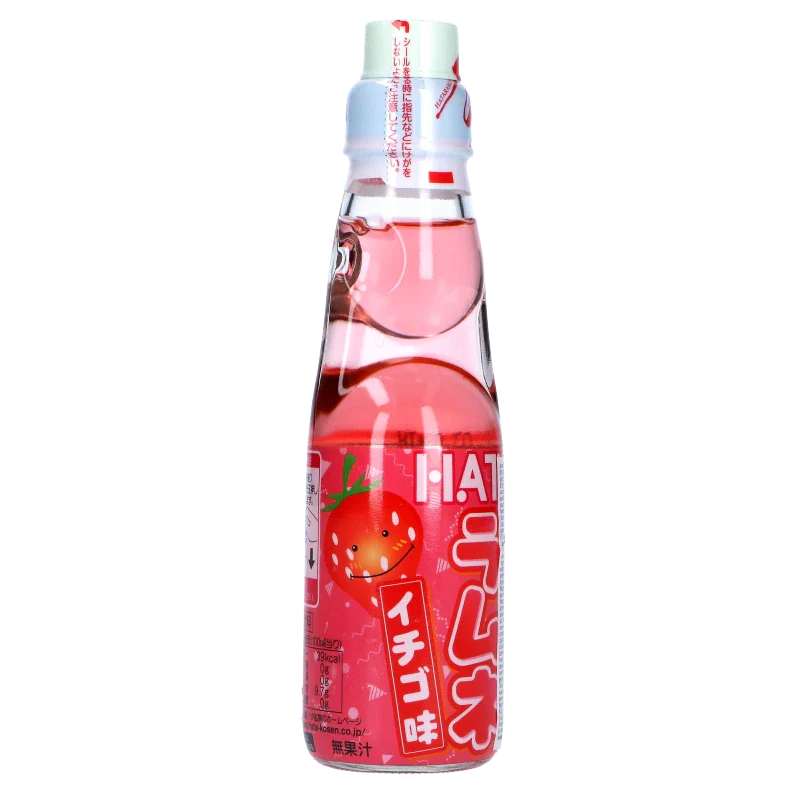 HATAKOSEN Ramune Strawbe. 200ML