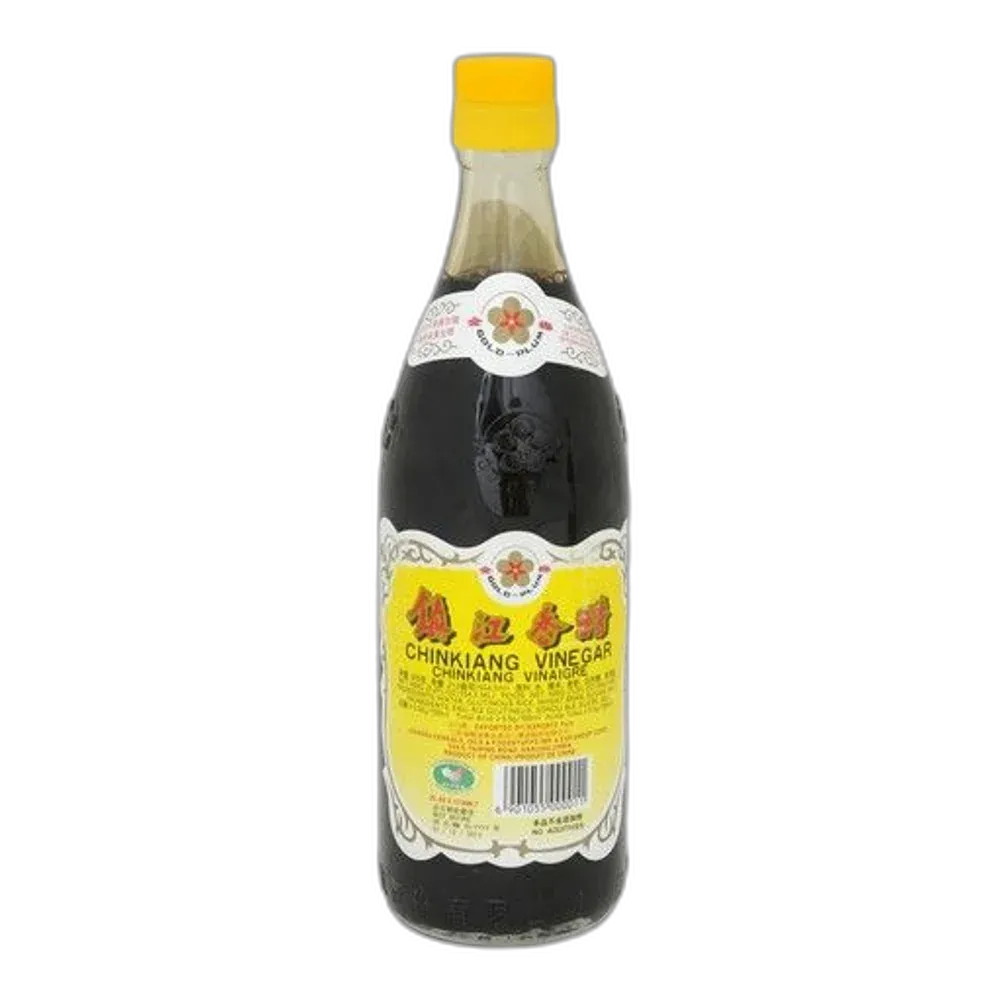 GOLD PLUM Chinkiang Essig 550ML – Schwarzer Reisessig aus China