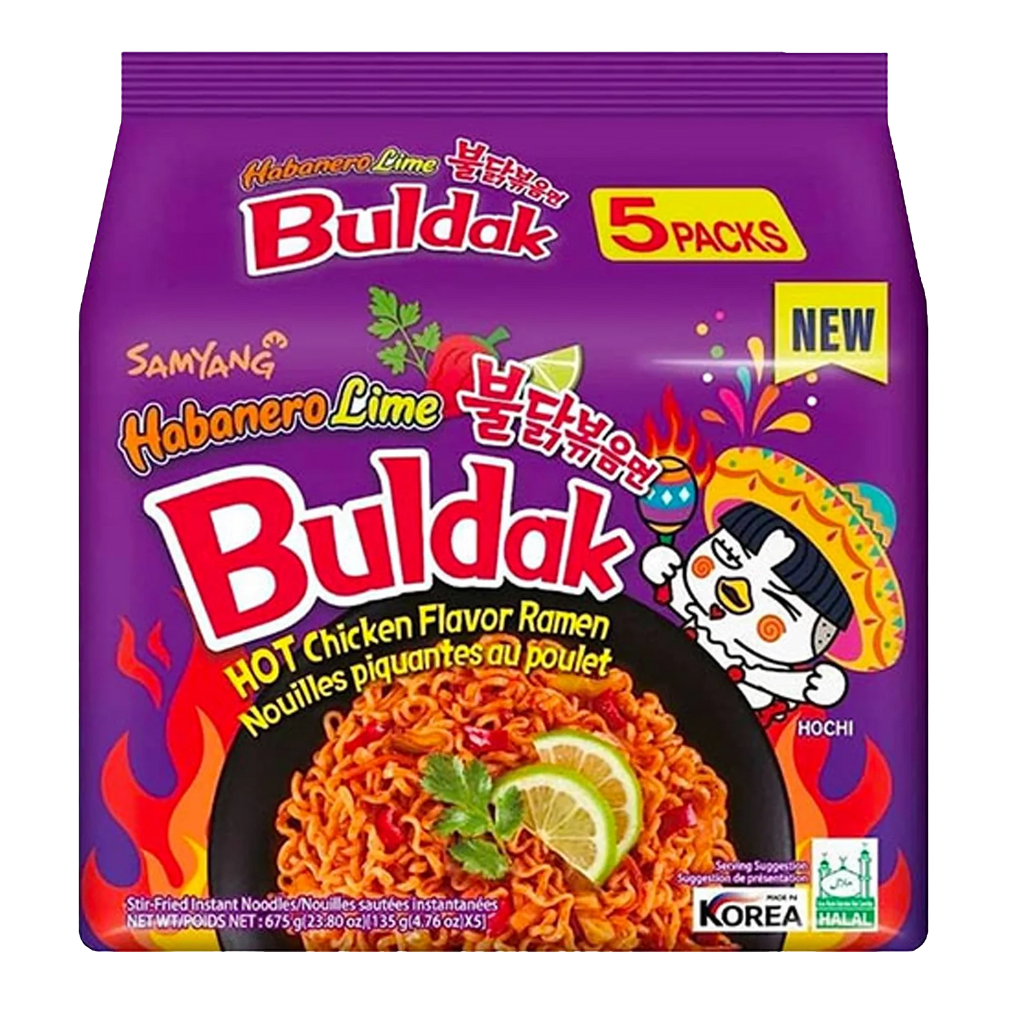 SAMYANG Buldak Habanero Lime 5Pack (5x135G)
