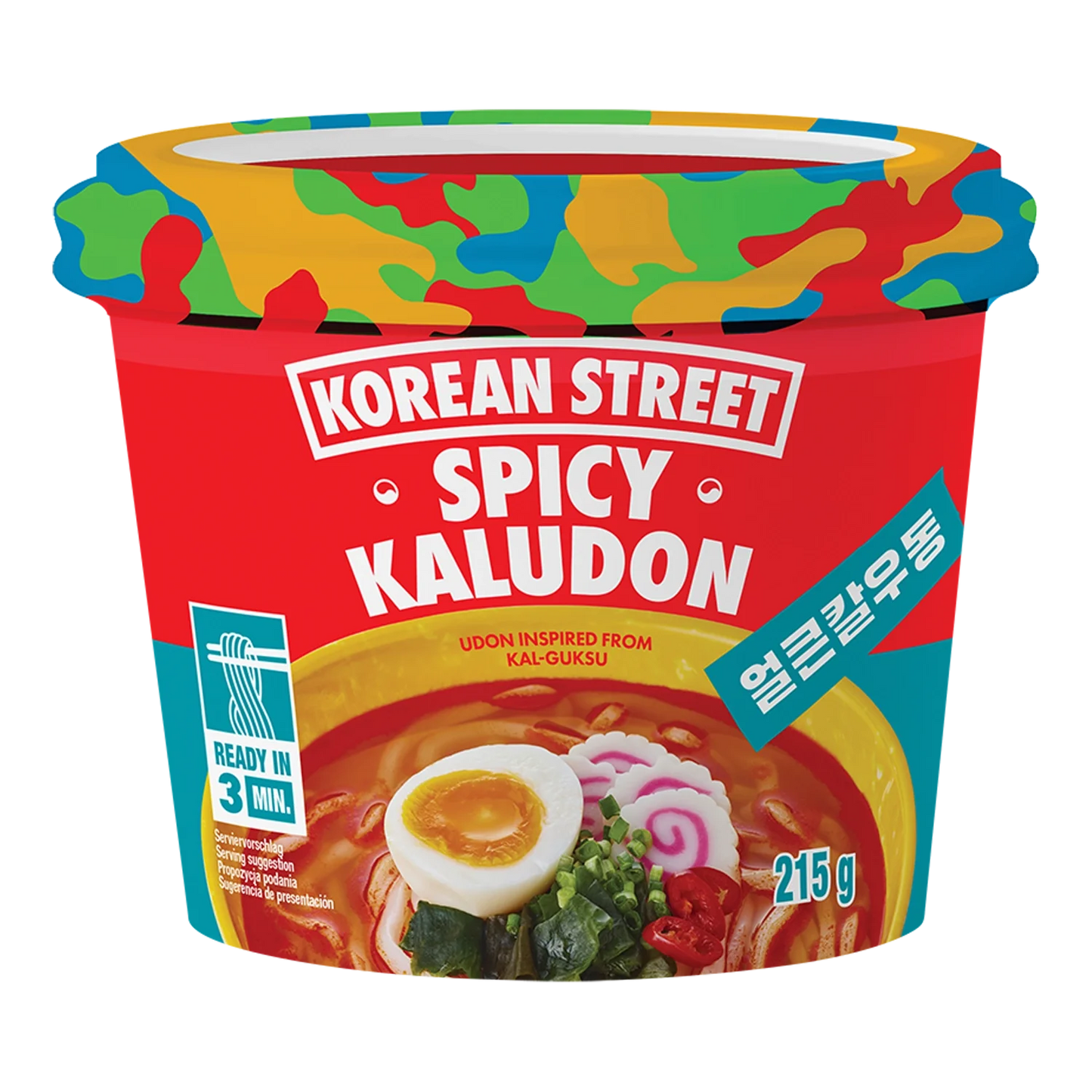 KOREAN STREET Inst. 215G Nudeln Kaludon Spicy