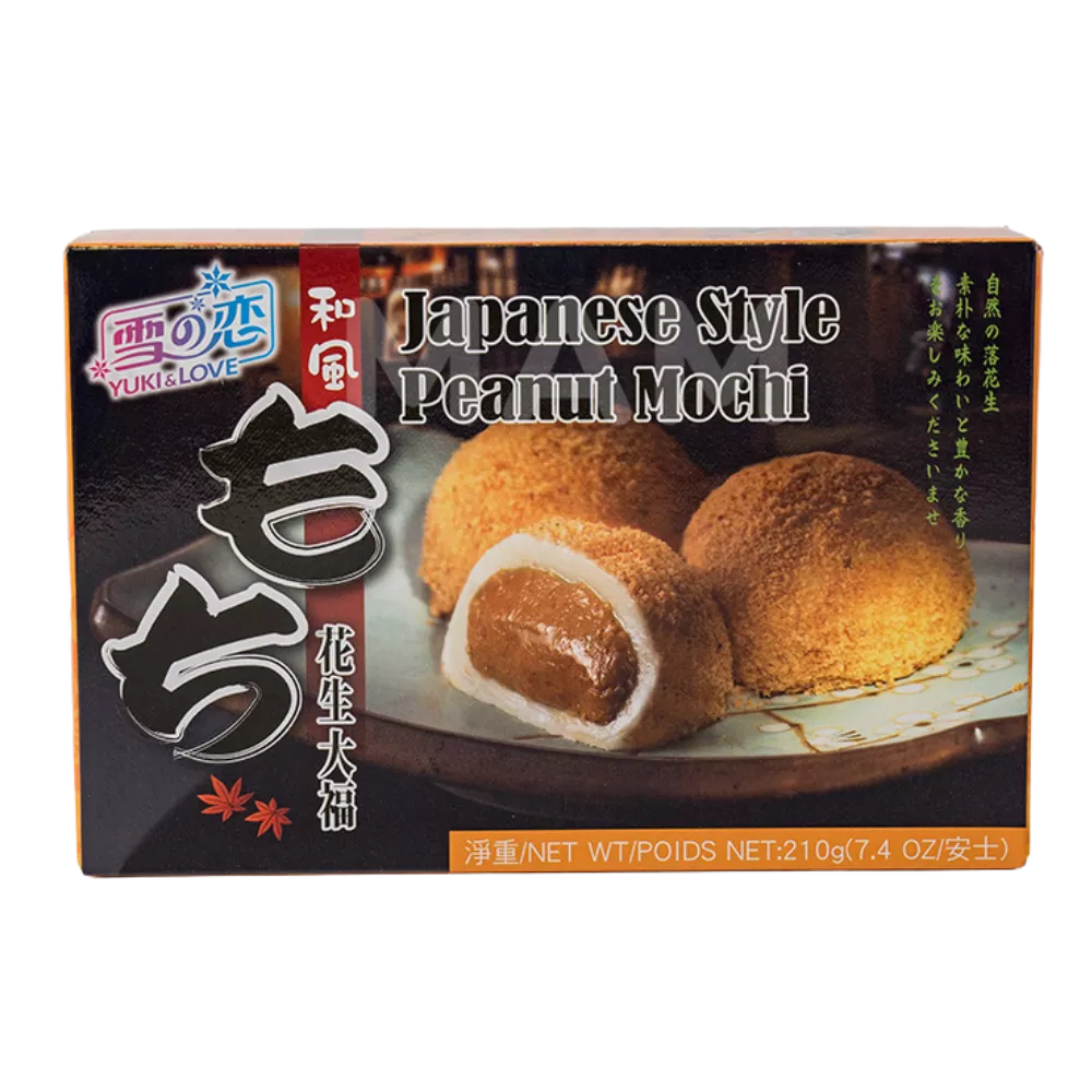 Y&L Mochi Rice Cake Peanut Pk 210G