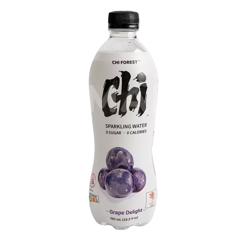 CHI FOREST Sprudelwasser Grape 480ML