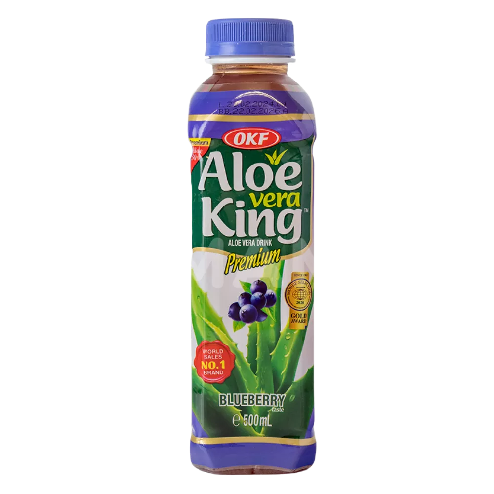 OKF Aloe Vera Getränk Blaubeere 500ML