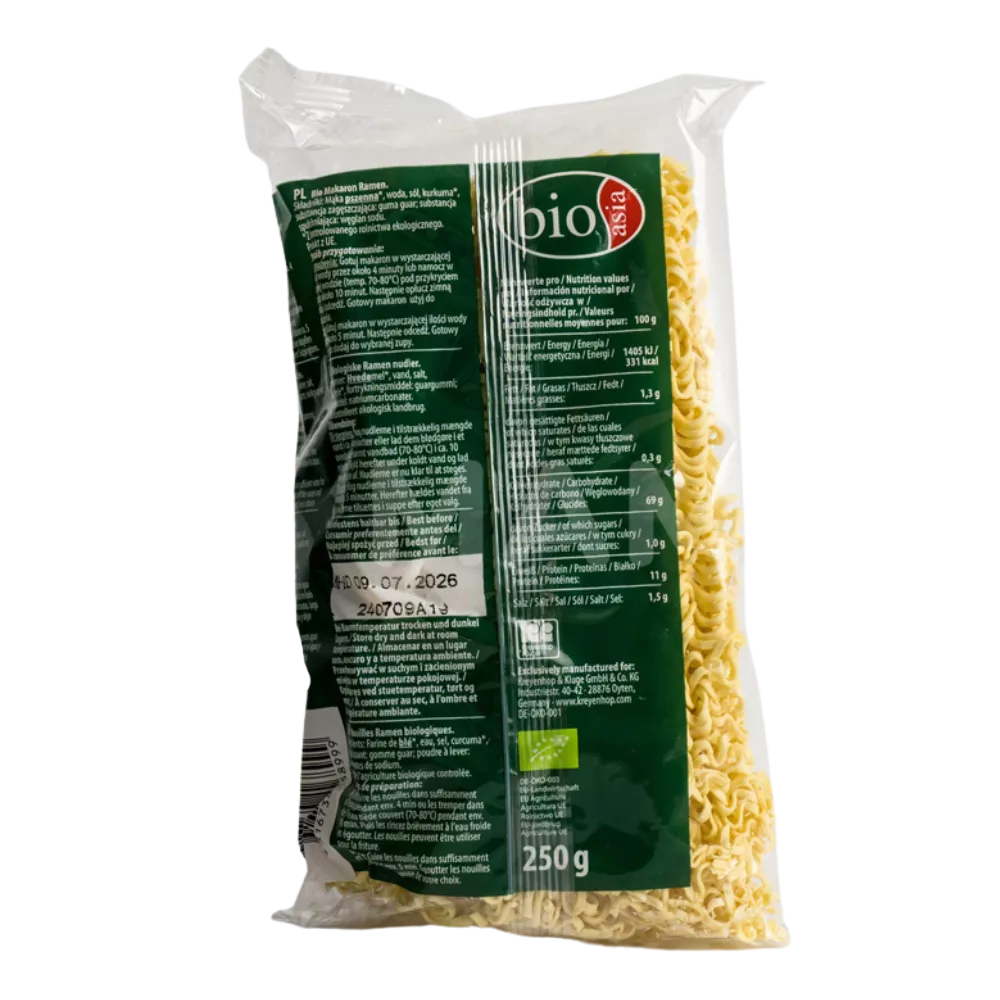 BIOASIA Organic Ramen Noodles 250G