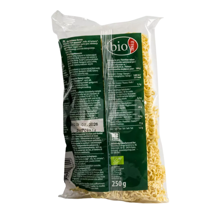 BIOASIA Organic Ramen Noodles 250G