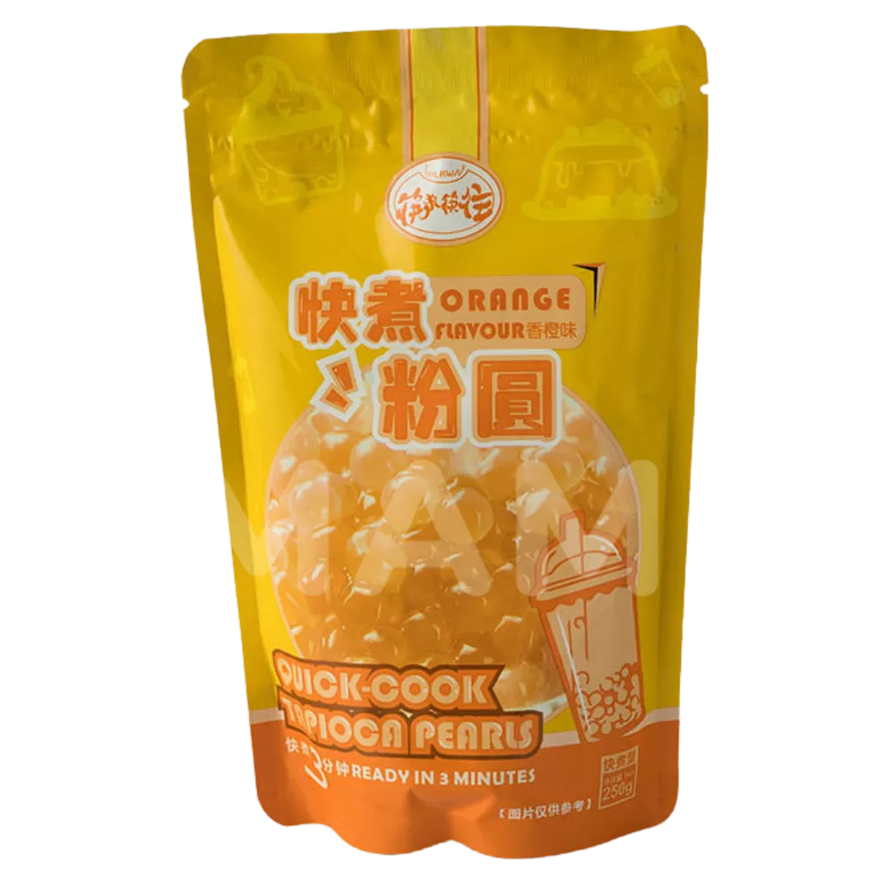 KLKW Quick Cooking   250G Tapioka Pearls Orange