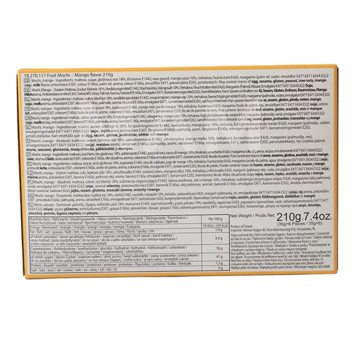 TW Q Fruit Mochi Mango 210G