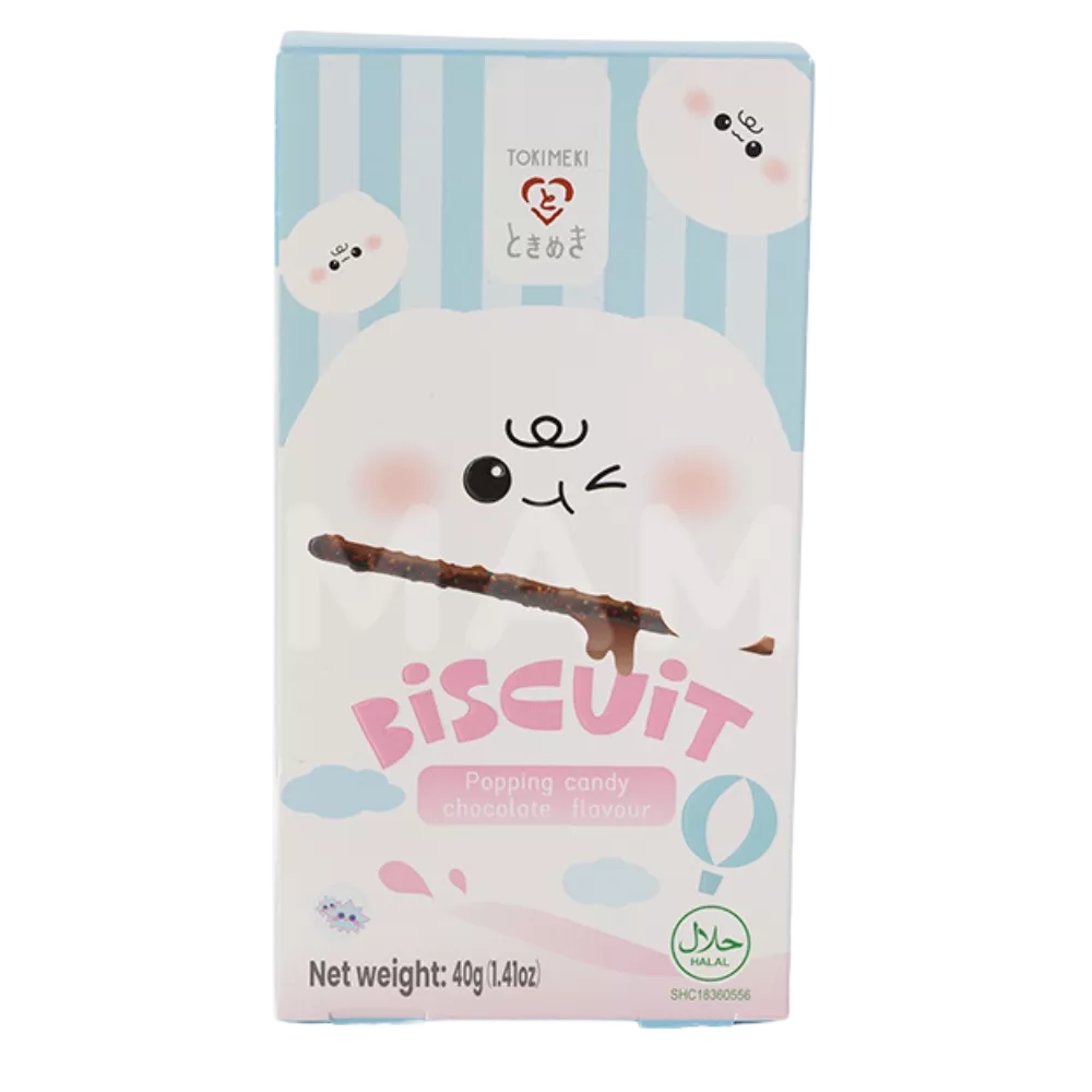 TOKIMEKI Biscuit Popping Candy 40G