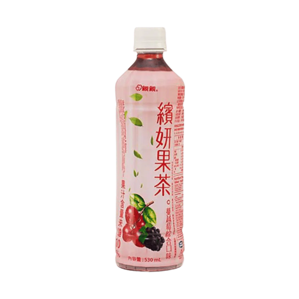 TW QQ Fruit Tea Cranberry Grape 530ML