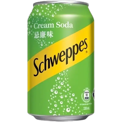 SCHWEPPES Cream Soda Dose-Softdrink 330ML