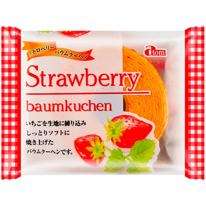 ATOM Baumkuchen Erdbeere 80G