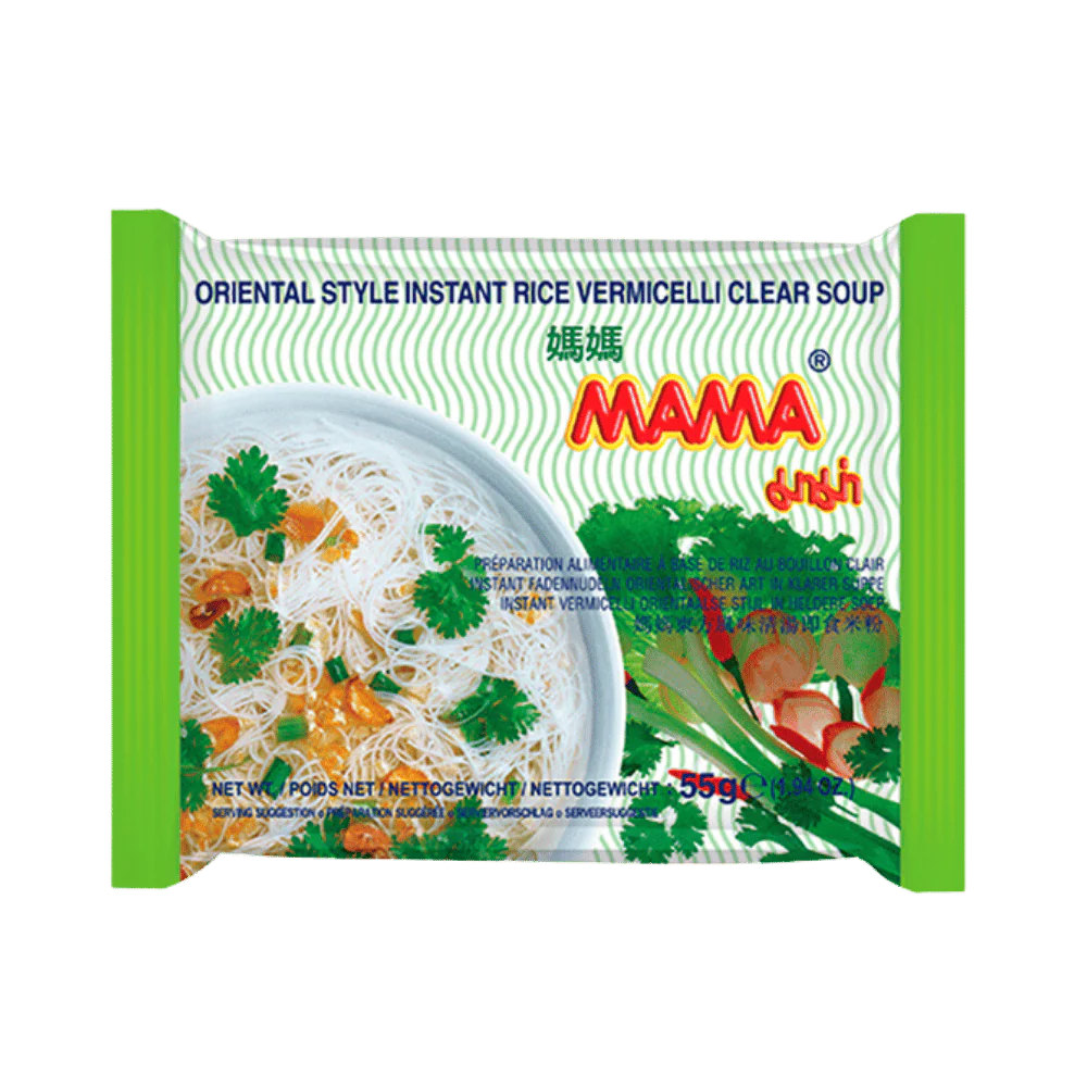 MAMA Instant Reisnudeln Klare Suppe Pk 55G