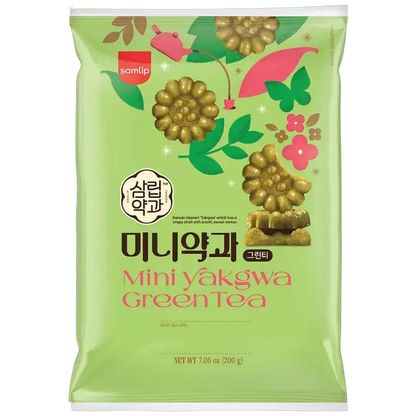 SAMLIP Mini Yagwa Kekse Grüner Tee 200G