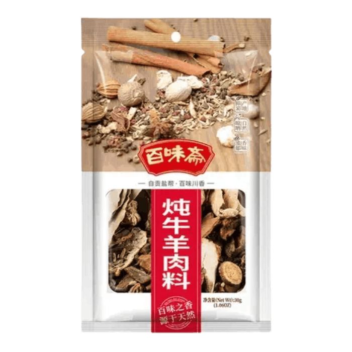 BAIWEIZHAI Gewürzmix für Geschmorrtes Fleisch 30G