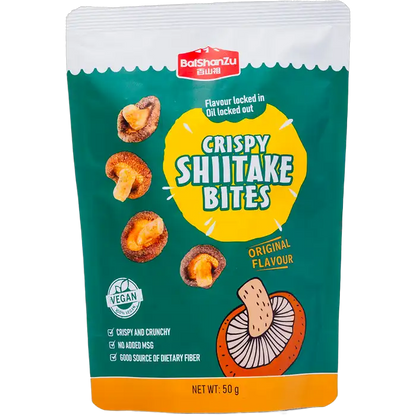 BAISHANZU Crispy Shiitake Bites Original 50G