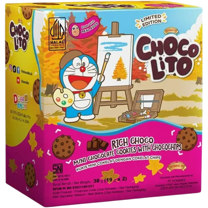 CHOCOLITO Doraemon Rich Choco Chocochips 38G