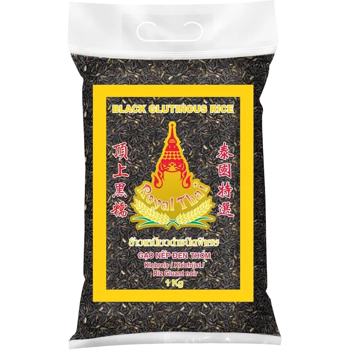 ROYAL THAI Klebereis schwarz 1KG