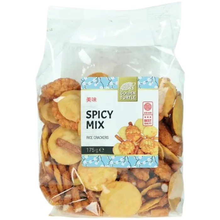GOLDEN TURTLE Reiscracker Spicy Mix 175G