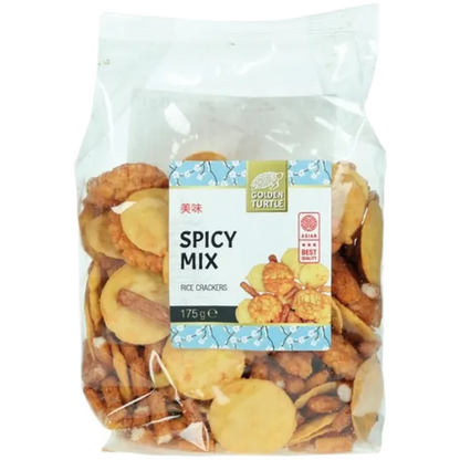 GOLDEN TURTLE Reiscracker Spicy Mix 175G