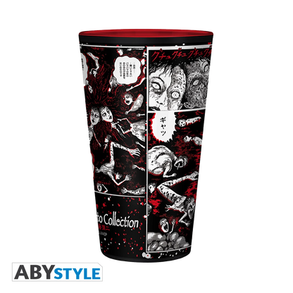 JUNJI ITO Large Glass 470ML Manga Arts