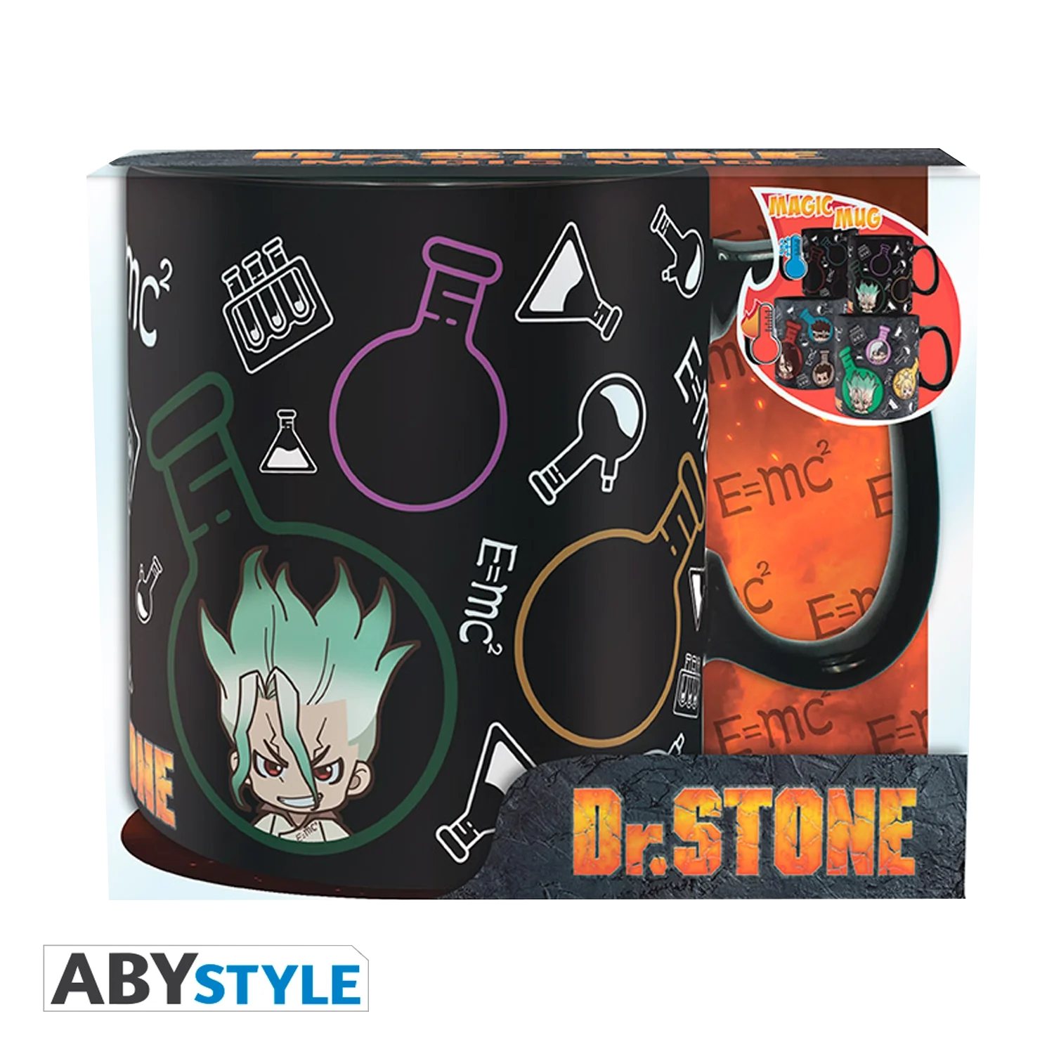 DR STONE Heat Change Mug Group Formula 460ml