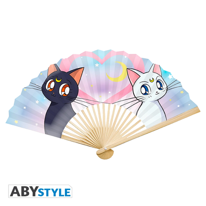 SAILOR MOON Fan - Fächer "Sailor Moon & Cats"