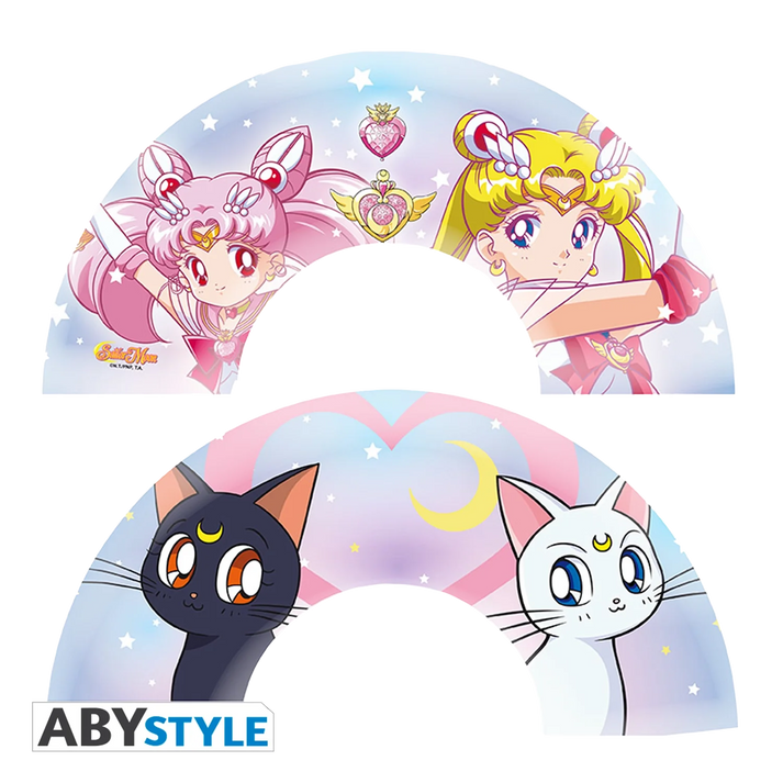 SAILOR MOON Fan - Fächer "Sailor Moon & Cats"