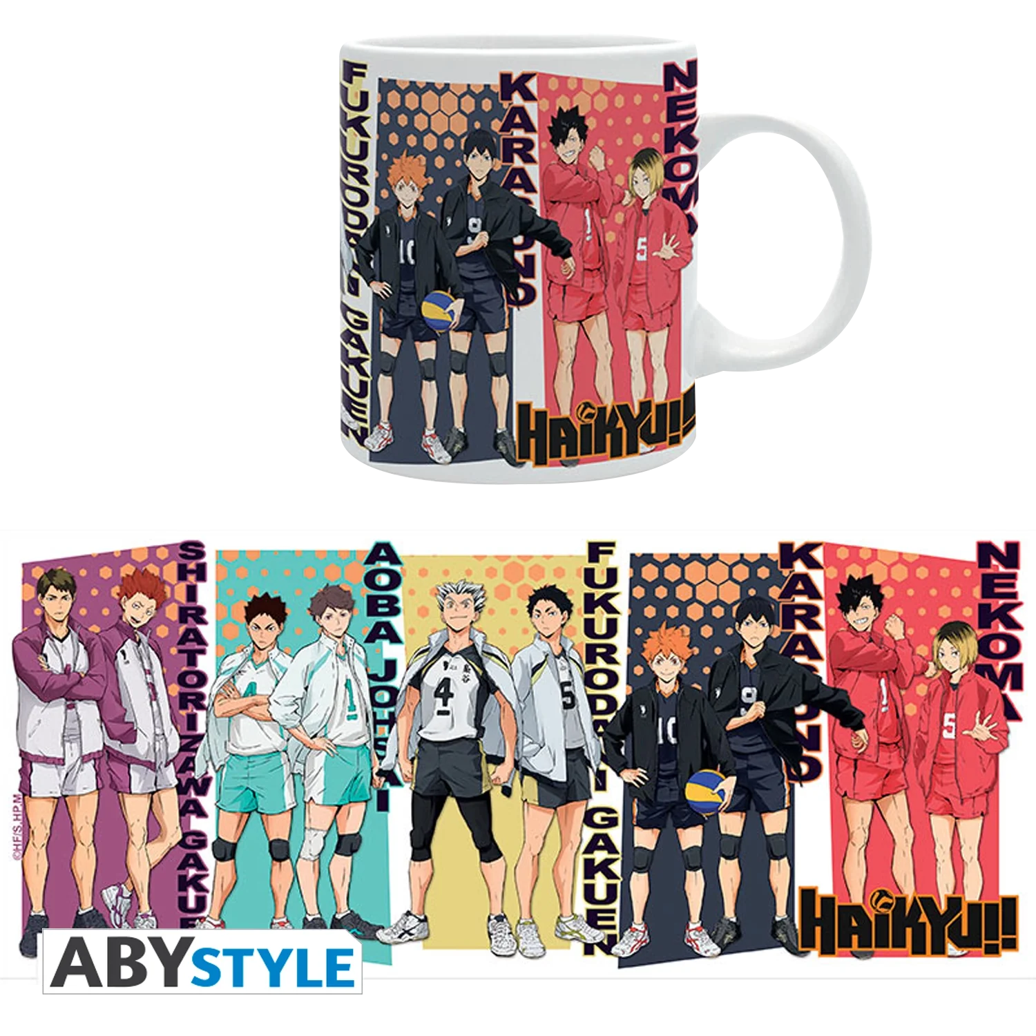HAIKYU! Mug 320ML Rival Teams