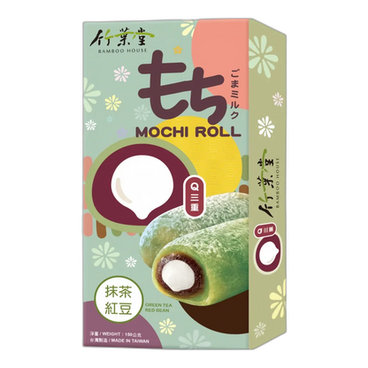 BAMBOO HOUSE Mochi Roll Matcha Red Bean 150G