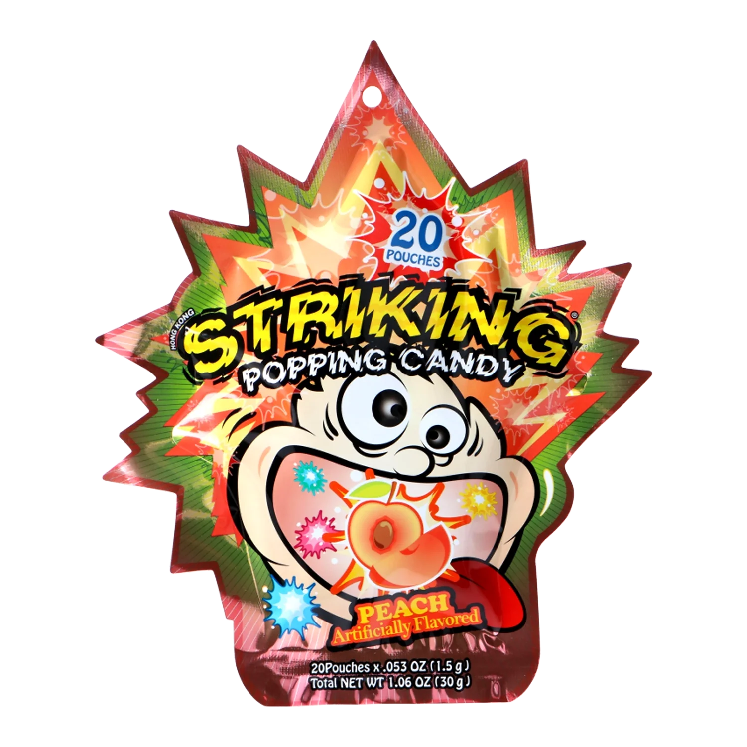 STRIKING Popping Candy Peach 30G