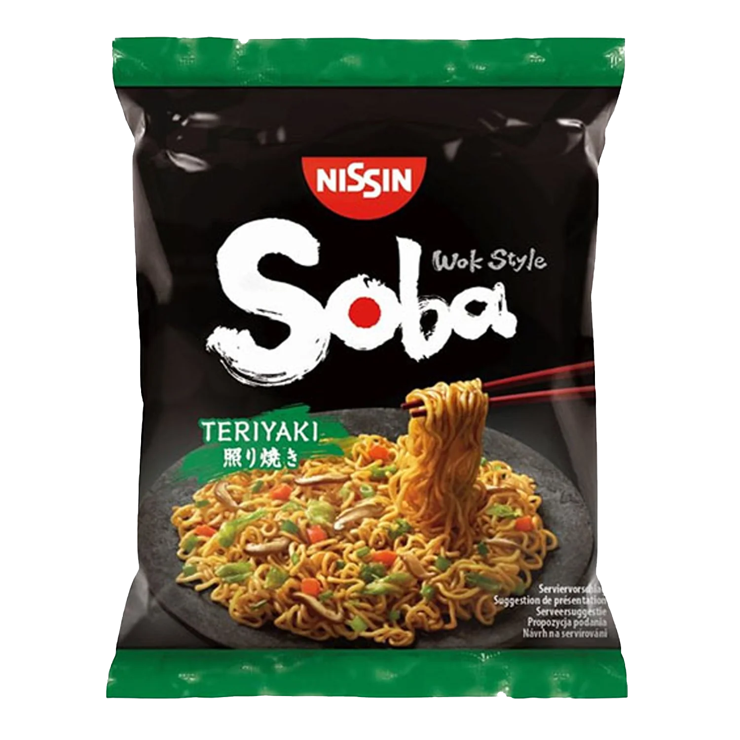 NISSIN Noodle Bag Soba Teriyaki 110G