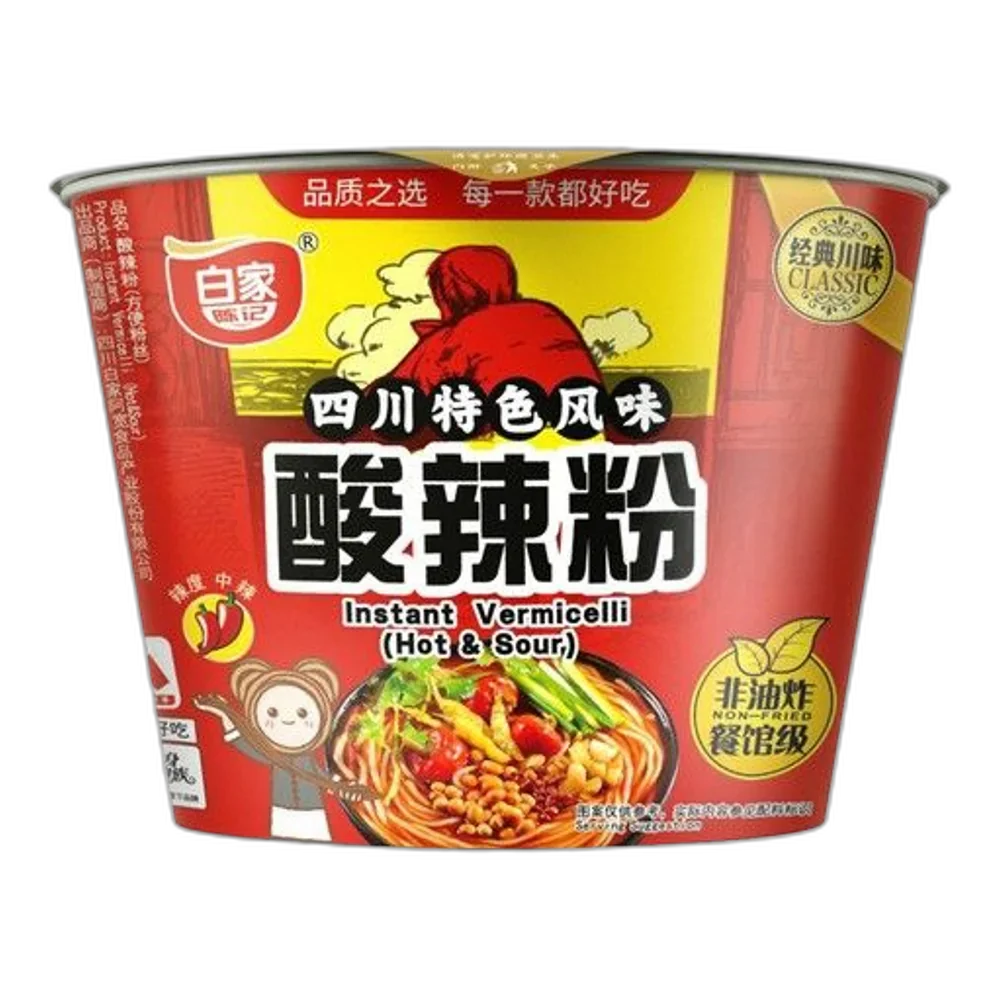 BAIJIA Instant Vermicelli Hot&Sour Cup 105G
