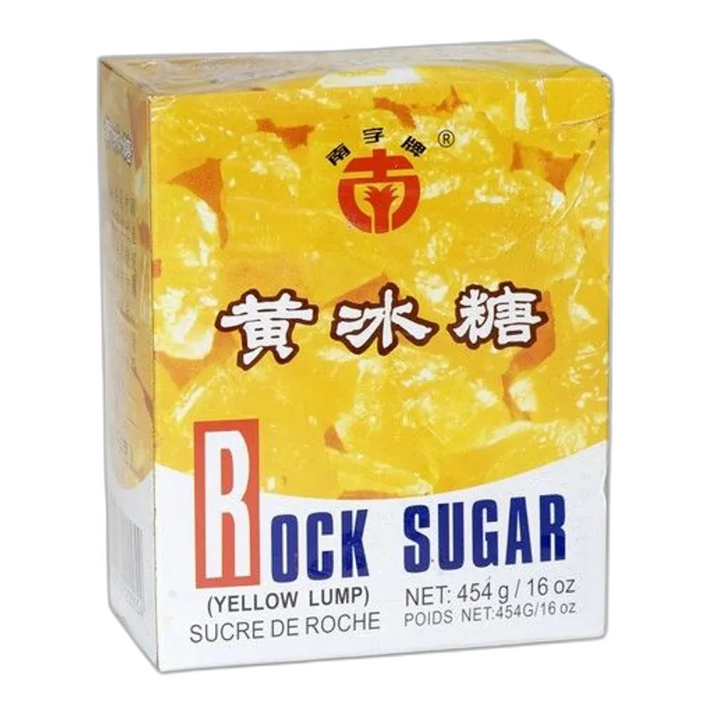 SOUTH WORD Gelber Rohrzucker – Kandiszucker 454g aus China