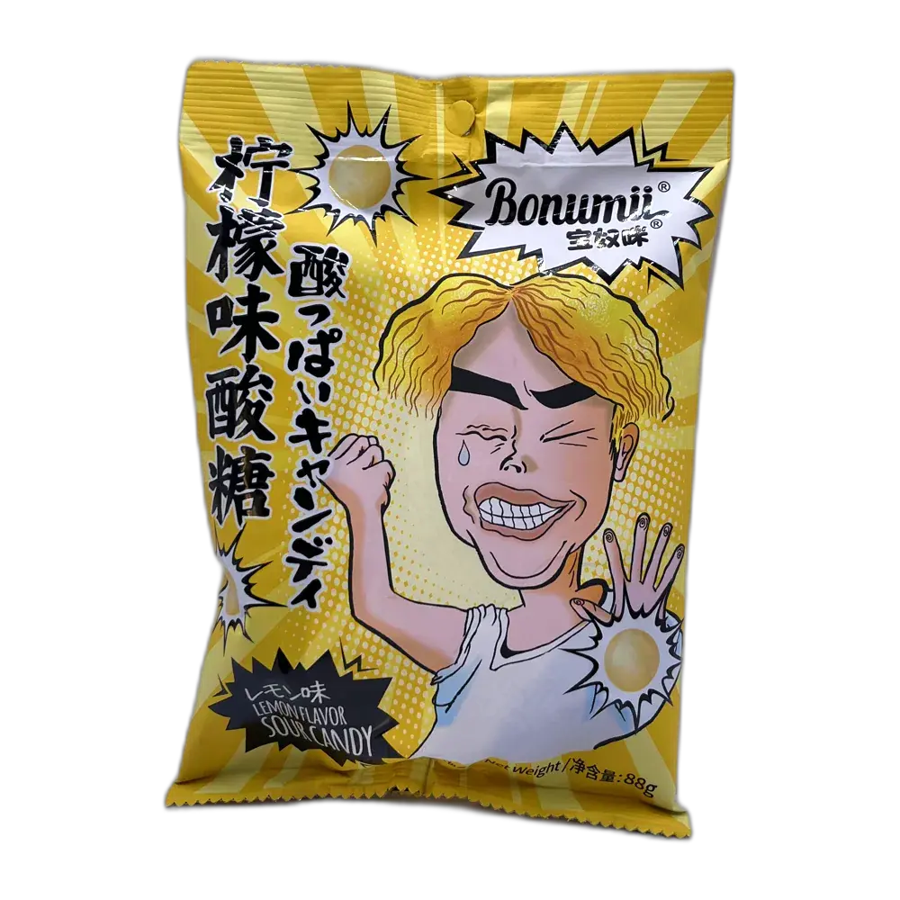 BONUMII Saure Bonbon Zitronen Geschmack 88G