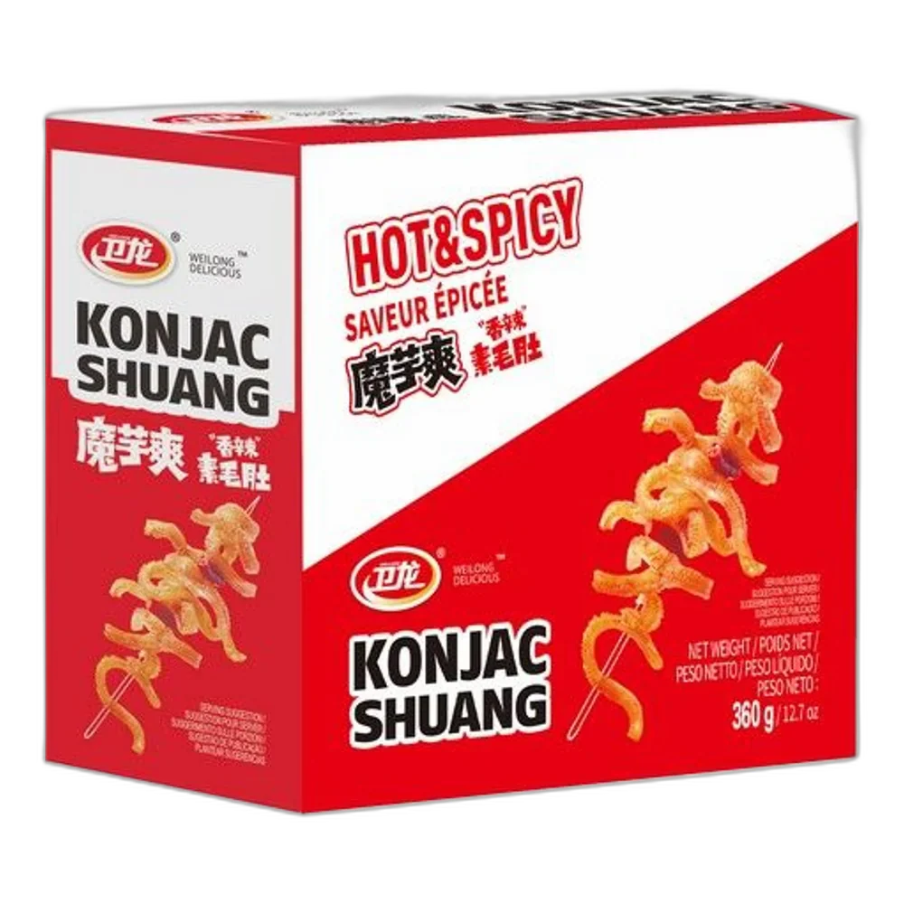 WEILONG Konjak Snack Shuang würzig (Rot) 360G