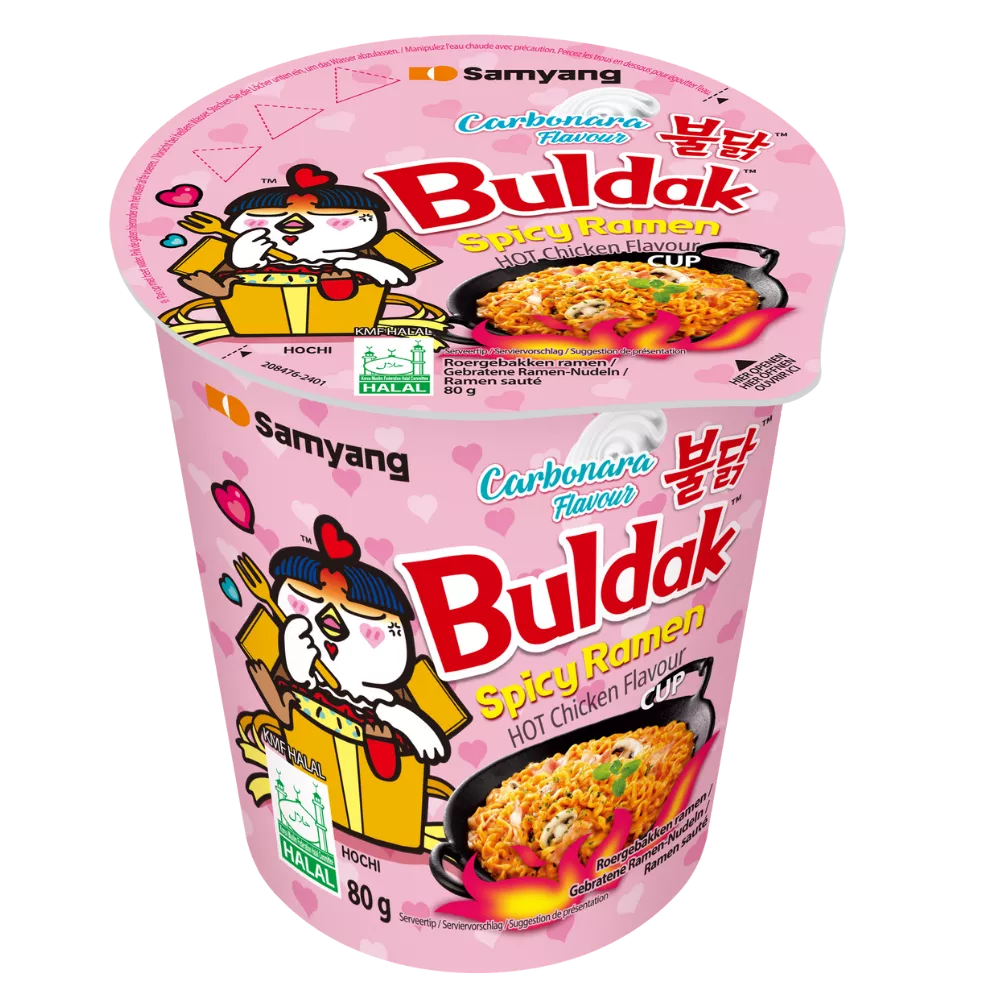 SAMYANG Buldak Carbonara Ramen Cup 80G