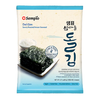 SEMPIO Seaweed Savory Roasted Dol Gim 4x20G