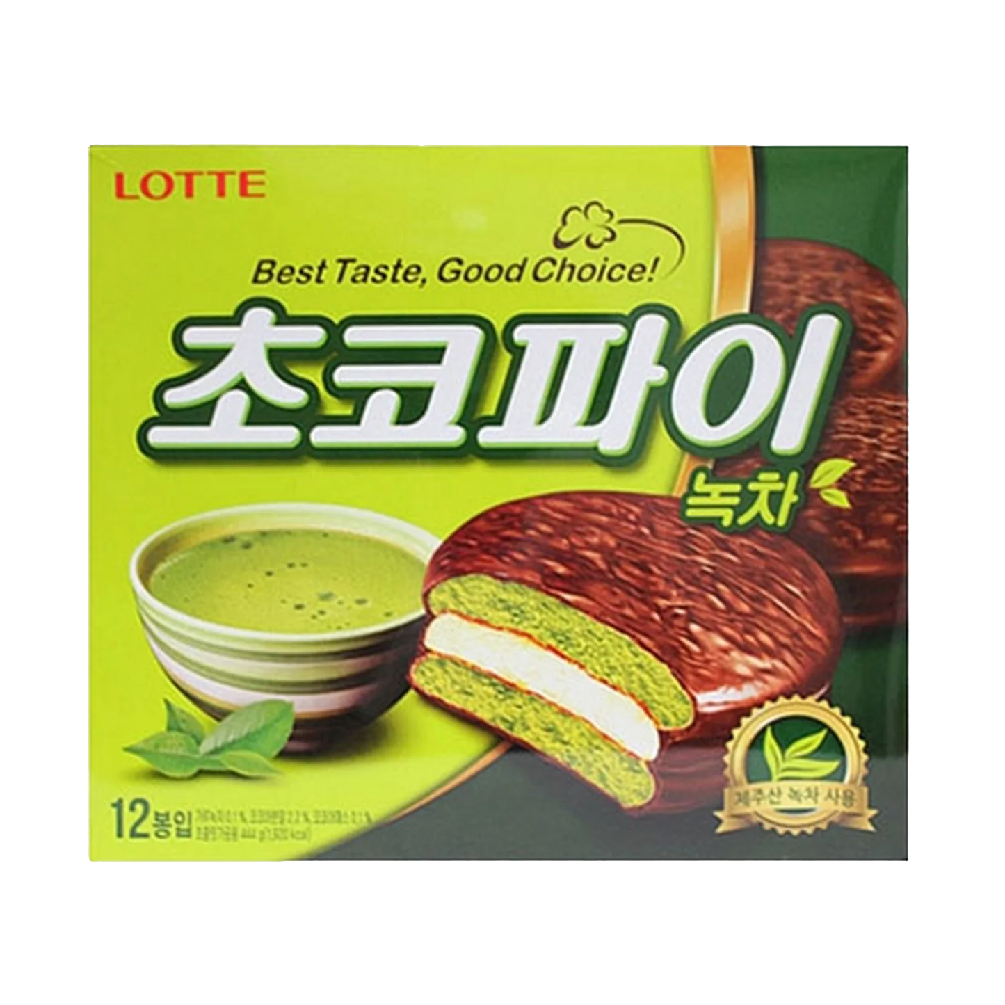 LOTTE Choco Pie Green Tea Green Tea 336G