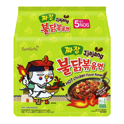 SAMYANG Buldak Jjajang Hot Chicken Ramen 5x140G