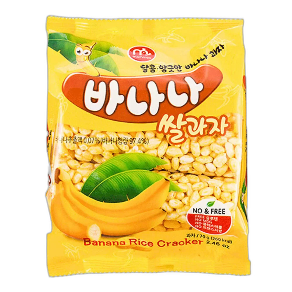 MAMMOS Rice Cracker Banana 70G