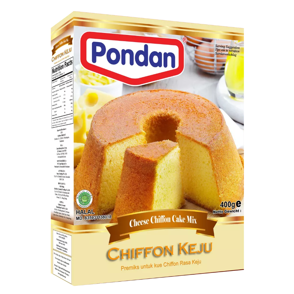 PONDAN Chiffon Cake Cheese-Backmix 400G